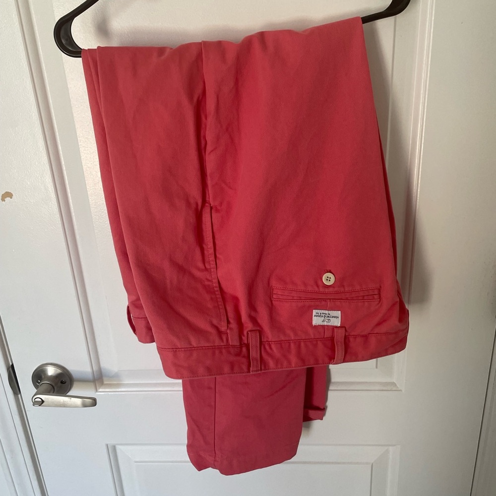 Vineyard vines men’s pants 38x30 like new red nantucket frat prep khaki southern